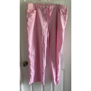 Grey's Anatomy By Barco Women's Scrub Pants Size 2XL Pink Drawstring EUC